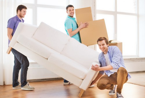 Loading a business move with attention to local access and parking in Rayners Lane