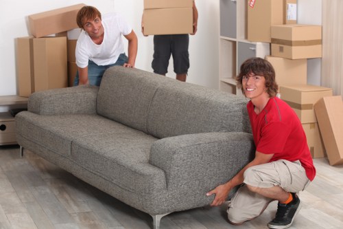 Furniture being safely handled for a home relocation in Rayners Lane