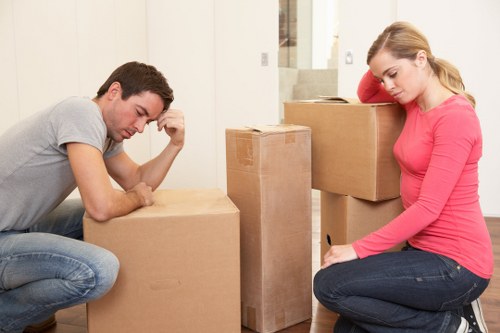 Careful loading of furniture and boxes for a Rayners Lane relocation