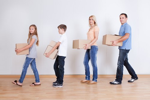 Professional movers handling a house or office move in Rayners Lane